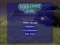 une photo d'Ã©cran de Warzone 2100 sur Sony Playstation